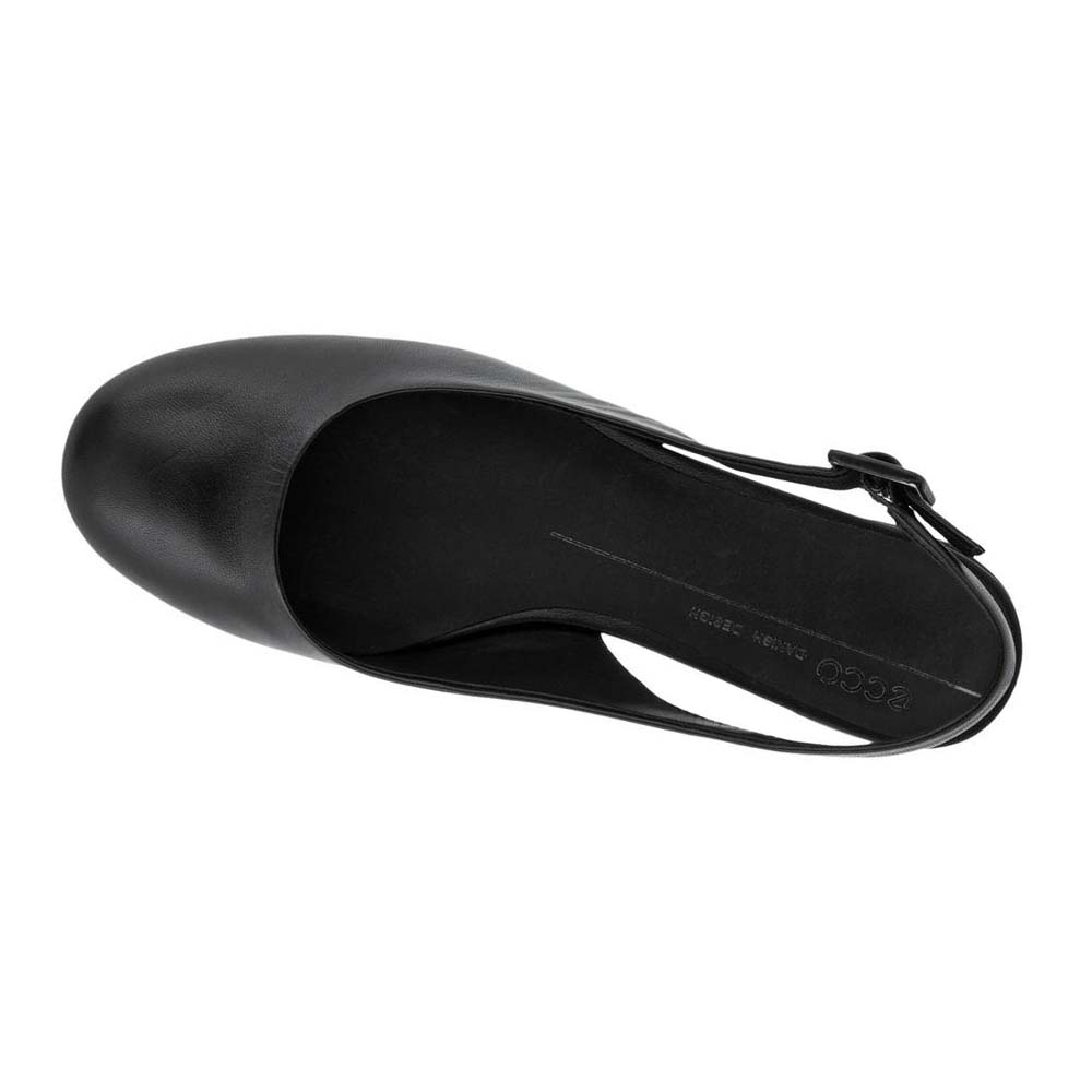 Women's Ecco Anine Sling-back Ballet Flats Black | USA 6UZG